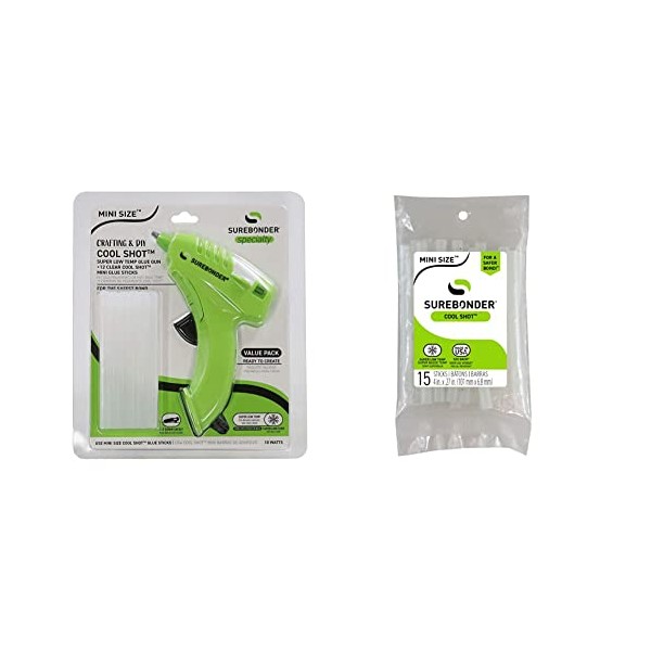 Surebonder Ultra Low Temperature Cool Shot Mini Glue Gun &