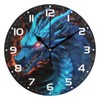 YETTASBIN Dragon Wall Clock, Silent Non Ticking Battery Operated Creative