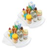 ROWNYEON Lazy Susan Turntable Organizer for Large Refrigerator, 360° Rotate