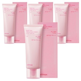 Cellimax Heart Pink Tone-Up Sun Cream SPF50+ PA++++, 40ml, 4 pieces / 셀리맥스 하트핑크 톤업 선크림 SPF50+ PA++++, 40ml, 4개