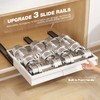 Seinloes 2 Pack Pull Out Cabinet Organizer With Raising Pad