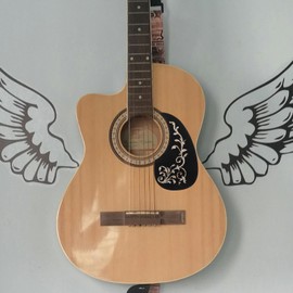 White Vine Patterned Guitar Pickguard Self Adhesive Electric Guitar Pick Guard Scratch Plate Replacement Parts 128MM