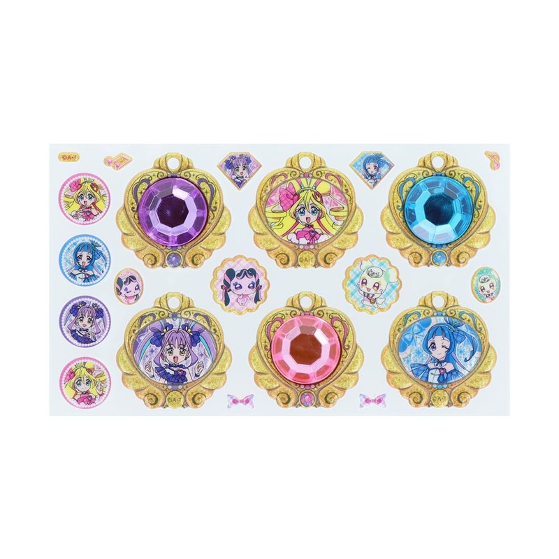 Sunstar Stationery Jewelry Charm Set Kimi and Idol Pretty Cure