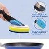 CELOX Soap Dispensing Sponge, Dish Wand with Soap Dispenser for