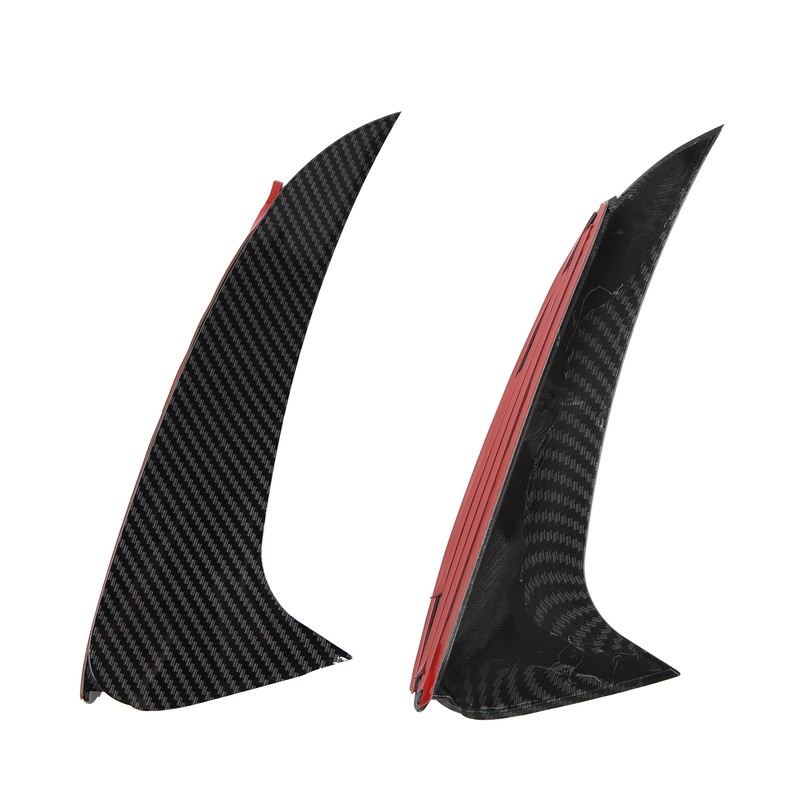 2 Pcs Rear Bumper Spoiler Air Vent Cover Lower Air