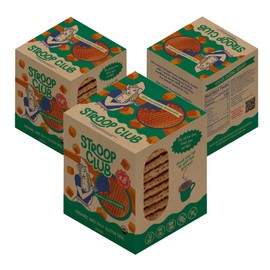 Stroop Club Gluten Free Caramel Stroopwafels - Original Dutch- Delight Caramel Waffle Cookies | Organic & 100% Gluten Free Stroopwafels - 24 Waffle Cookies (3 Packs of 8)