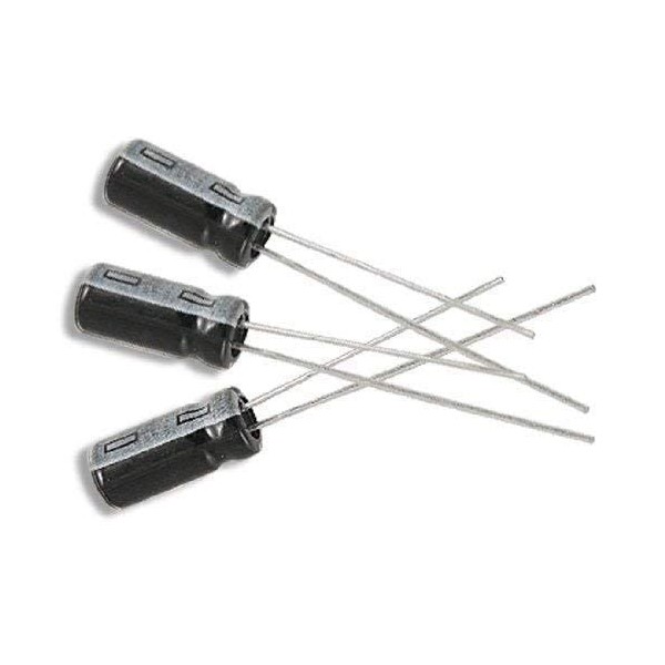 E-Projects - Radial Electrolytic Capacitor, 47uF, 50V, 105 C (Pack