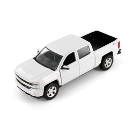 Showcasts 2017 Silverado 1500 LT Z71 Crew Cab Truck, White 71348WTD - 1/27 Scale Model Car