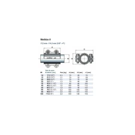 'GEBO DC Clamp – Short – 1/2 Steel