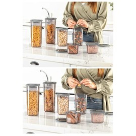 FEEL A LIVE Kit 5 Tupper Para La Cocina Y Tener Una Mejor Organización                                                                                