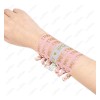 Pulseras Despedida Soltera Bride Damas Honor Rosa Bacheloret Rosa