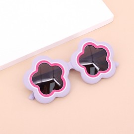 Naimo Toddler Kids Girls Flower Sunglasses UV Protection Trendy Eyewear Cute Candy Color Glasses for Outdoor Beach