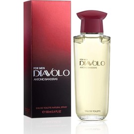Antonio Banderas Perfumes - Diavolo - Eau de Toilette Spray for Men, Woody Leather Fragrance - 3.4 Fl Oz