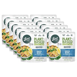 Loma Linda - Plant-Based Complete Meal Solution Packets (Greek Bowl (10 oz.), 12 Pack)