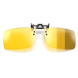 Photochromic Polarized Clip-on Sunglasses (Gray, Yellow)