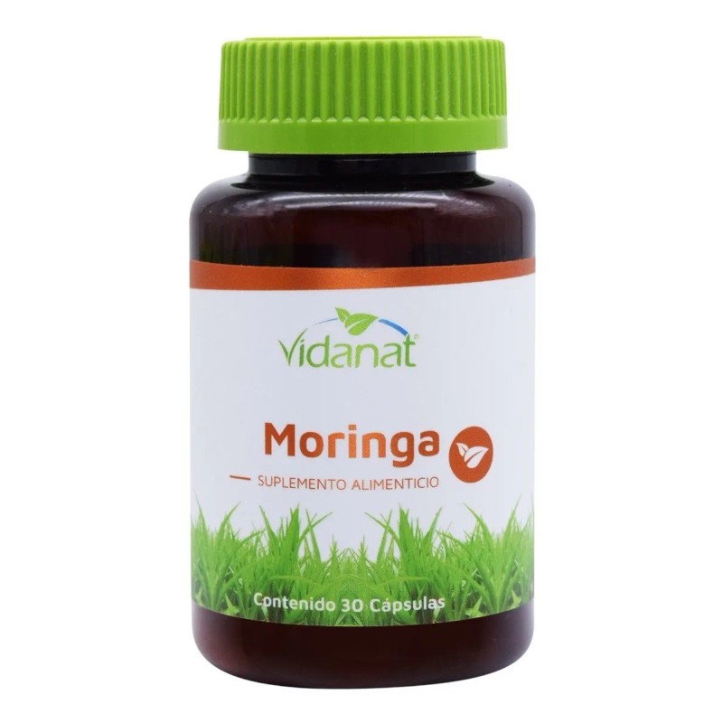 Moringa 500 Mg 30 Cápsulas Vidanat. Sabor Sin sabor
