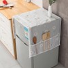2pcs Refrigerator Dust Cover Kitchen Cleaning Cloth Protective Cover Waterproof