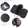 Water-Resistant Leather Toiletry Bag for Men, Large Travel Wash Bag