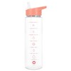 Restore Tritan Tracker Water Bottle, Flip Top, Track Your Goals,