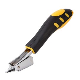 Heavy Duty Staple Remover, Lever Type Easy Staple Removal Tool, Minimum Width 5mm Nail Puller with Rubber Handle for Furniture, Floor, Wooden Case, Carton, Photo Frame, Carpet