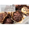 SimpleGood Brown Lotus Style Baking Cups Medium Size Cupcake Liners