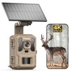 Misstech 4K UHD Solar Trail Camera, 0.1s Motion-Activated Wildlife Record