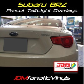 JDMFV 13-16 Scion FRS GT86 REDOUT Tail light Overlays Tint JDM Precut BRZ Wrap RED