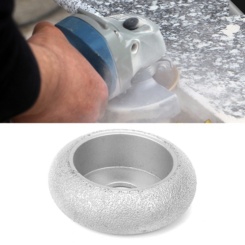 7.3cm Brazed Diamond Grinding Wheel Rome Abrasive Wheel for Stone
