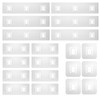 FEPTUASE 20 Pack Shower Caddy Adhesive Replacement Flat, Transparent Strong