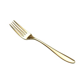 ALFACT 55803 Jenne Dinner Fork, 18-10 Stainless Steel, Made in Japan, Tsubameshi Arazawa Seisakusho Alphact Gold Cutlery