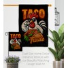 TACO Trump Burlap Flag Eagle Pole kit Burlap Wall Hanging