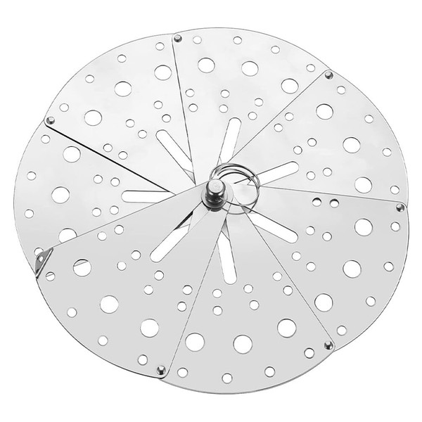 Cabilock Spill Stopper Lid Anti- Spill Cover Stainless Steel Adjustable