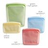 Stasher Premium Silicone Reusable Food Storage Bags, 4-Pack, Multi |