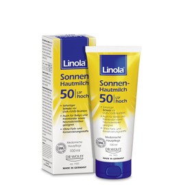 Linola Sun Skin Milk SPF 50 1 x 100 ml - Sun Protection for Sensitive and Neurodermatitis Skin