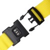2Pcs Luggage Straps,Yellow Packing Belt Suitcase Straps on Your Flight