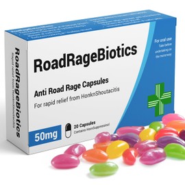 RoadRagebiotics - Funny Gifts for Men, Joke Pill Box, Gifts for Dad, Birthday Gifts for Men, Secret Santa Gifts, Secret Santa Gifts for Men, Dad Gifts, Boyfriend Gifts, Funny Gifts for Women & Men