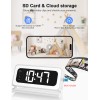 Smart Clock Camera,5G&2.4G WiFi Security Camera Indoor,2K Cameras for Home