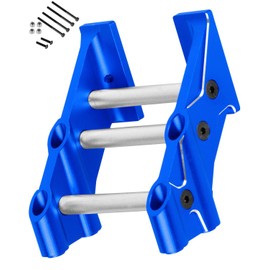 hopsupRC RC Wing Mount Upgrades Part for 1/10 Kraton Outcast 4X4 4S V2 BLX,Alloy Rear Wing Mount Hops Up,Replace ARA320631,Navy Blue