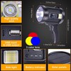 Farsee Linterna Recargable 200000 Lumens, IPX6 Impermeable Luz Militar, Linterna