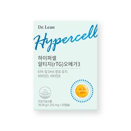 Dr. Lin (현대홈쇼핑)닥터린 하이퍼셀 알티지(rTG) 오메가3 6개월분 (Hyundai Home Shopping) Dr. Lin Hypercell rTG Omega 3 6-Month Supply