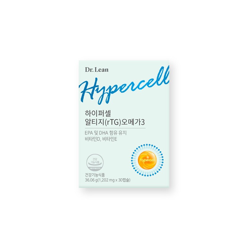 Dr. Lin (현대홈쇼핑)닥터린 하이퍼셀 알티지(rTG) 오메가3 6개월분 (Hyundai Home Shopping)