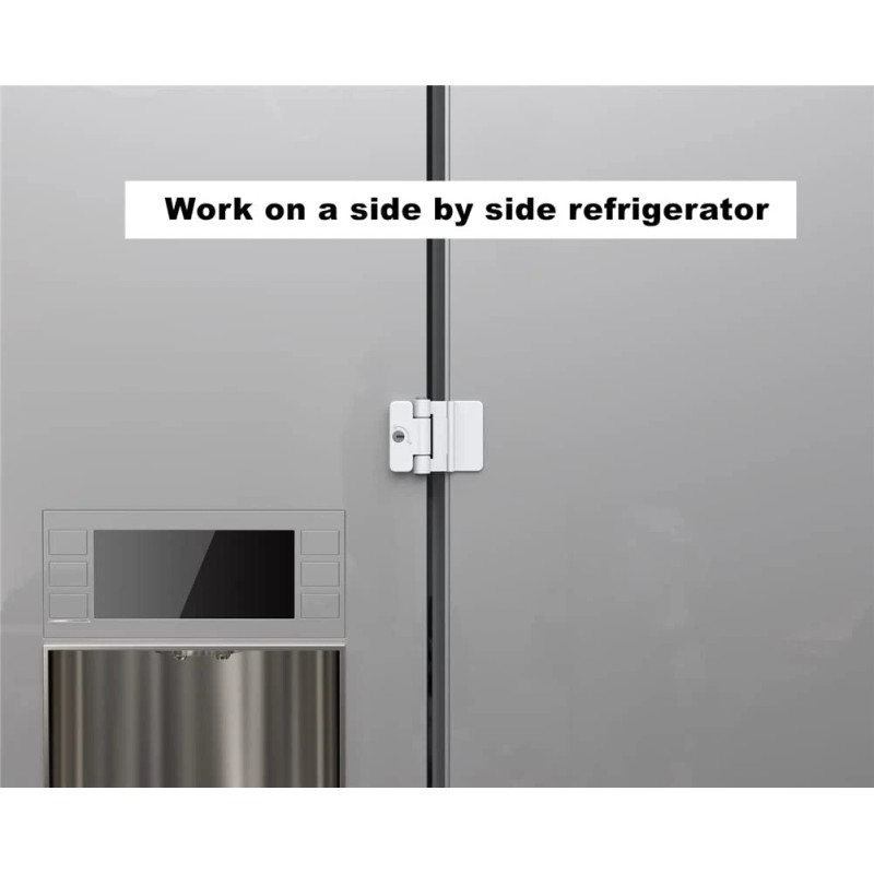 Jola'S House 1 Pack Refrigerator Door Locks Double Button Adhesive
