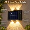 Solar Wall Light Outdoor LED Garden Lamp – Waterproof Solar
