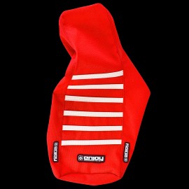 Yamaha 1988 - 2006 Yamaha Blaster seat cover  RED / White  Ribs Enjoy Mfg #178