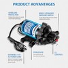 WASSERMANN Water Pressure Pump 115 Volt AC 4.0GPM 55PSI,Water Pump