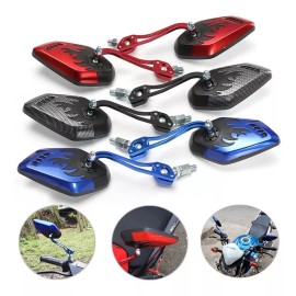 MARZSEFLO Espejo Retrovisor Universal Harlemodificado Motocicleta