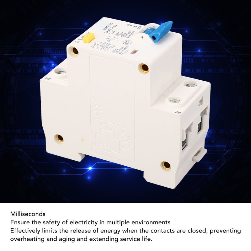 Air Switch with Leakage Protector Single Handle Circuit Breaker for
