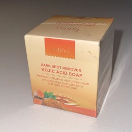 Kojic Inlifay Dark Spot Remover Kojic Acid Soap Evens Skin Tone 5.29 Oz