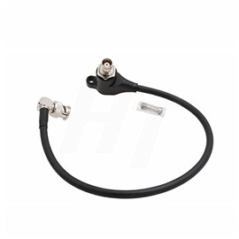 Hangton 20cm SDI Protector Surge Protector 12G 3G SDI Video Galvanic Isolator Right Angle BNC Cable for RED Komodo Alexa Blackmagic Camera Atomos Monitor (Black)