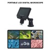 Portable 1-600X Zoom 3.6MP Microscope with 4.3 Inch LCD Display